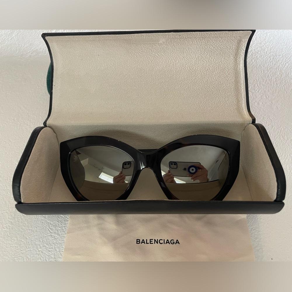 Balenciaga mirrored lenses sunglasses
